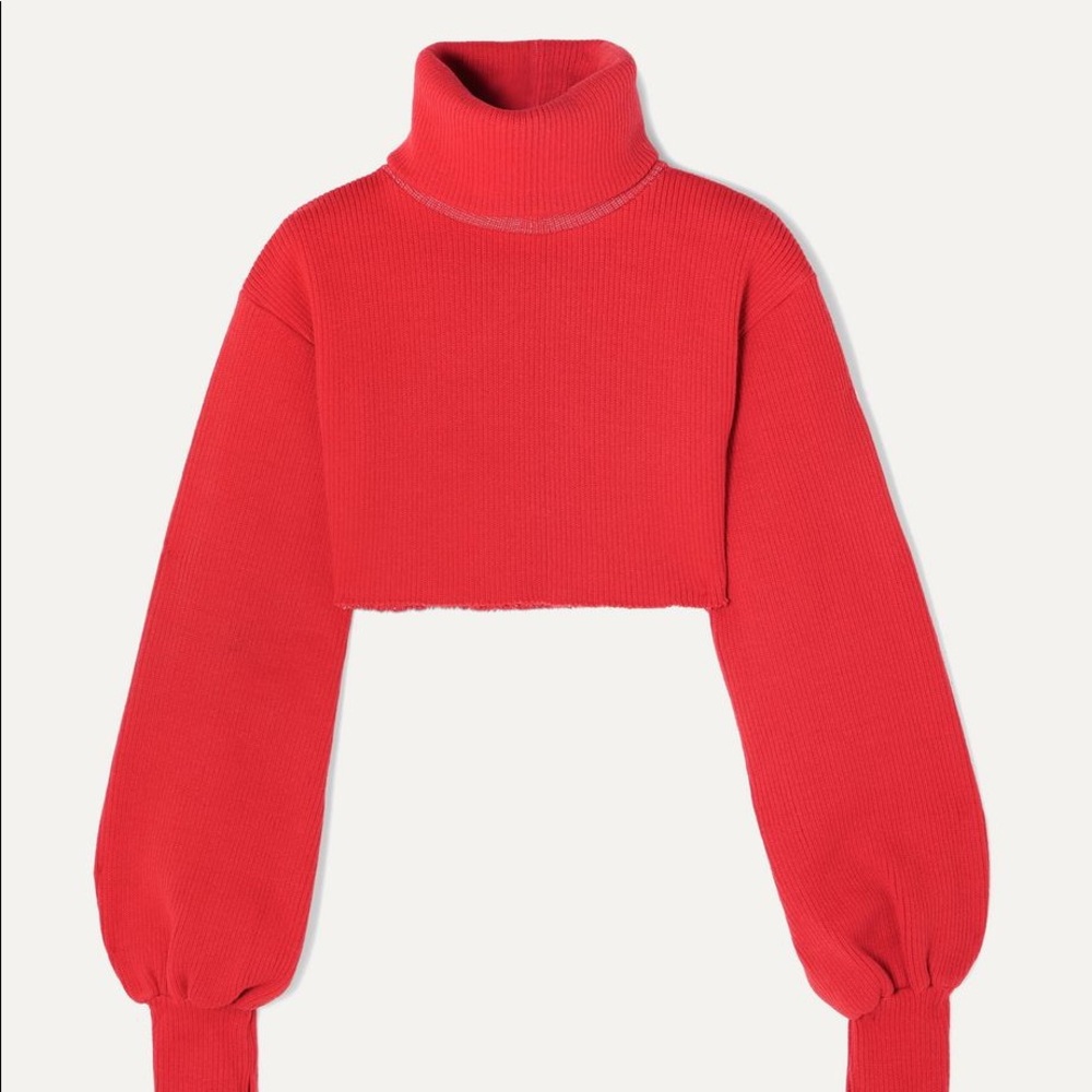 Orseund Iris cropped turtleneck sweater